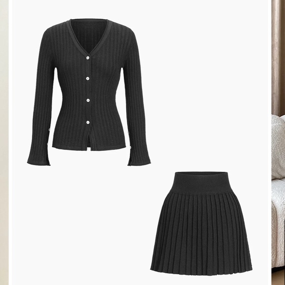 Leisure Long Sleeve Two Piece
Skirt Set - Picture 2 of 6